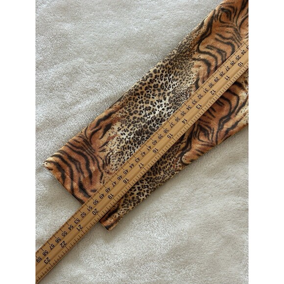 Vintage IRKA Womens Cardigan Medium Silk Blend Knit Animal Print Leopard Cheetah - Picture 10 of 11